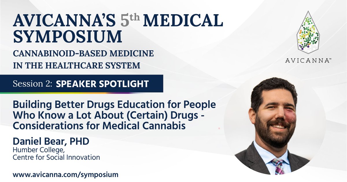 Avicanna (TSX:AVCN) (@avicannainc) on Twitter photo 🎤 Featured Speaker Spotlight | Dr. Daniel Bear
Director, Humber Centre for Social Innovation, Humber College
We’re thrilled to welcome Dr. <a href="/ProfDanBear/">Daniel Bear</a> , Ph.D, to our speaker lineup for Session 2 of Avicanna’s 5th Annual Medical Symposium focused on Challenges Faced by Patients 🎤 Featured Speaker Spotlight | Dr. Daniel Bear
Director, Humber Centre for Social Innovation, Humber College
We’re thrilled to welcome Dr. <a href="/ProfDanBear/">Daniel Bear</a> , Ph.D, to our speaker lineup for Session 2 of Avicanna’s 5th Annual Medical Symposium focused on Challenges Faced by Patients