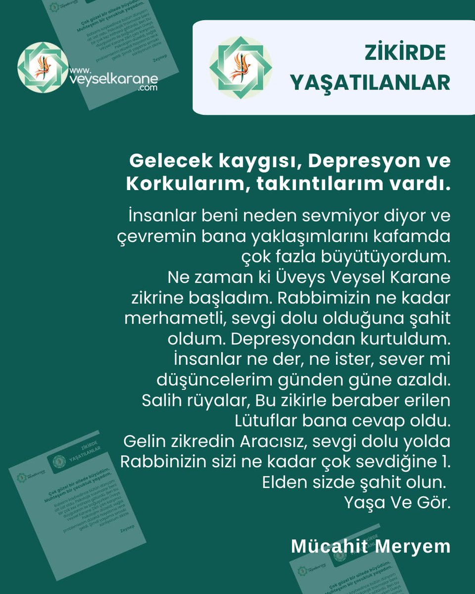 Okusaydık anlayacaktık sevgisizlkten doğan cehaletn pençesnde nasıl kıvrandığımzı ve asıl işin Allah'ı sevmek olduğunu
Çünkü O yarattığı kulunu çok sevmekte Bizlere verilen imtihanlarn sorunlarn aslında bizi çok seven Allah'a sevgi ile yürümek içinbir bahane oldğn bilir
#ÜVEYSLİK
