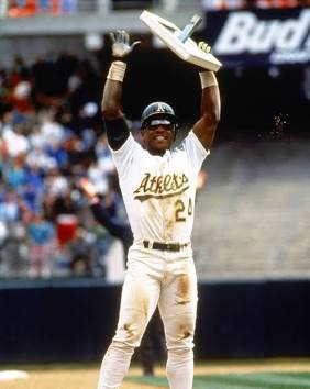 Today in Sports History:
May 1, 1991 - <a href="/Athletics/">Athletics</a> outfielder Rickey Henderson break the steals record with his 939th career stolen base in 7-4 win over the <a href="/Yankees/">New York Yankees</a>.