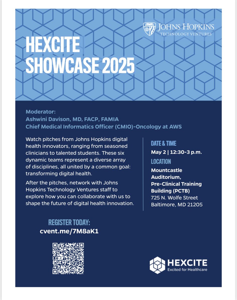 I am pitching at the <a href="/JHTechVentures/">JHTV</a> Hexcite showcase tomorrow. Come check it out!