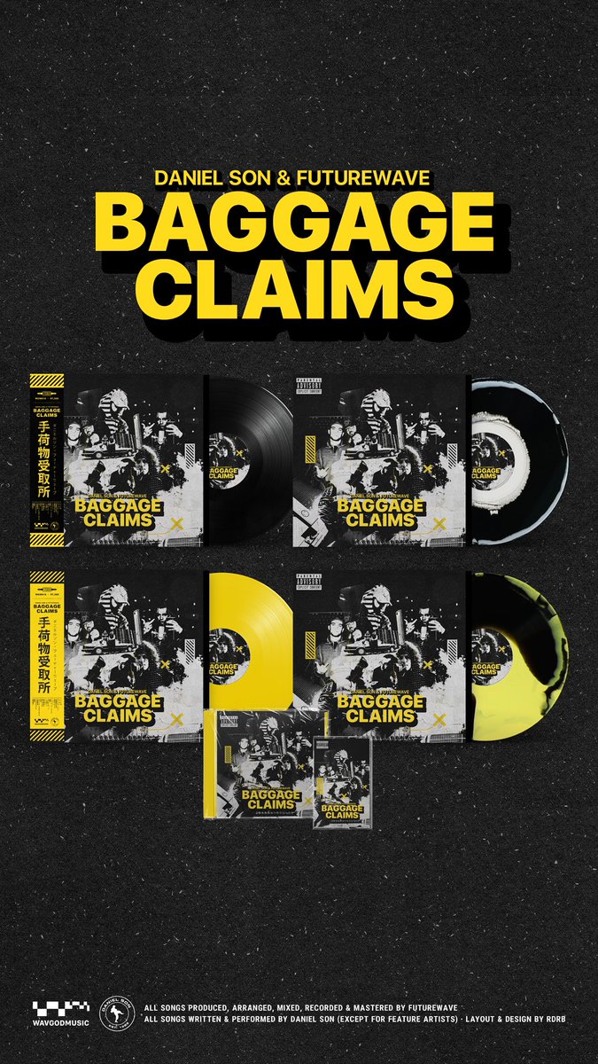 Kris Kromanski (@kriskromanski) on Twitter photo NOW: WAVGODMUSIC.COM
"BAGGAGE CLAIMS"
<a href="/DISSBBM/">DANIEL SON</a> x <a href="/647wavegod/">Futurewave</a> 🔥😤
19 previously unreleased tracks from the glorious era in which the classic "PRESSURE COOKER" was born can be found on this album. Don't sleep on this collector's gem! Only here:
👉🏾 wavgodmusic.com NOW: WAVGODMUSIC.COM
"BAGGAGE CLAIMS"
<a href="/DISSBBM/">DANIEL SON</a> x <a href="/647wavegod/">Futurewave</a> 🔥😤
19 previously unreleased tracks from the glorious era in which the classic "PRESSURE COOKER" was born can be found on this album. Don't sleep on this collector's gem! Only here:
👉🏾 wavgodmusic.com