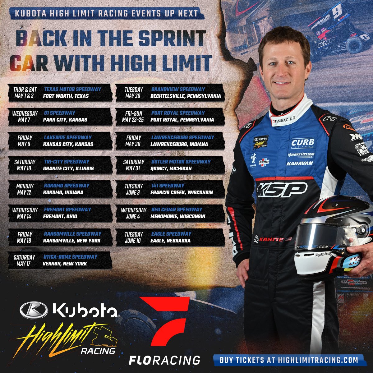 Ready to get started again tonight. <a href="/HighLimitRacing/">High Limit Racing</a> <a href="/FloRacing/">FloRacing</a>