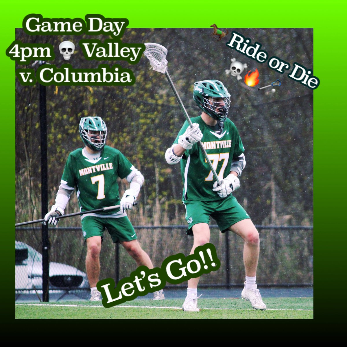 Mustangs Lacrosse (@stangslax) on Twitter photo 🐎Game Day!! Home 💀 Valley v. Columbia 4pm - Let’s Go - Ride or Die ☠️🔥🥍 <a href="/MTHSStampede/">THE STAMPEDE</a> <a href="/MustangsMTHS/">MTHS Athletics</a> <a href="/MTHSAthBoosters/">MontvilleAthleticBoosters</a> <a href="/bigstatesports/">Big State Sports</a> <a href="/MikeKinneyHS/">Mike Kinney</a> <a href="/MikeGurnis/">Mike Gurnis</a> <a href="/MontvilleTAP/">Montville TAP</a> <a href="/MontvilleTwpSch/">MontvilleTwpSchools</a> 🐎Game Day!! Home 💀 Valley v. Columbia 4pm - Let’s Go - Ride or Die ☠️🔥🥍 <a href="/MTHSStampede/">THE STAMPEDE</a> <a href="/MustangsMTHS/">MTHS Athletics</a> <a href="/MTHSAthBoosters/">MontvilleAthleticBoosters</a> <a href="/bigstatesports/">Big State Sports</a> <a href="/MikeKinneyHS/">Mike Kinney</a> <a href="/MikeGurnis/">Mike Gurnis</a> <a href="/MontvilleTAP/">Montville TAP</a> <a href="/MontvilleTwpSch/">MontvilleTwpSchools</a>