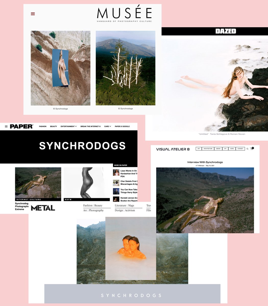 Synchro publications 🌿
Will be posting one screenshot layout per day, actually love how they look together

A huuuge archive &lt;3