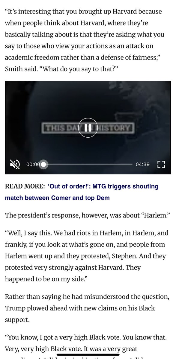 «The unstable genius» rider igjen. Harvard eller Harlem, er e’ så nøye a? Kulten har sikkert ei (bort)forklaring.