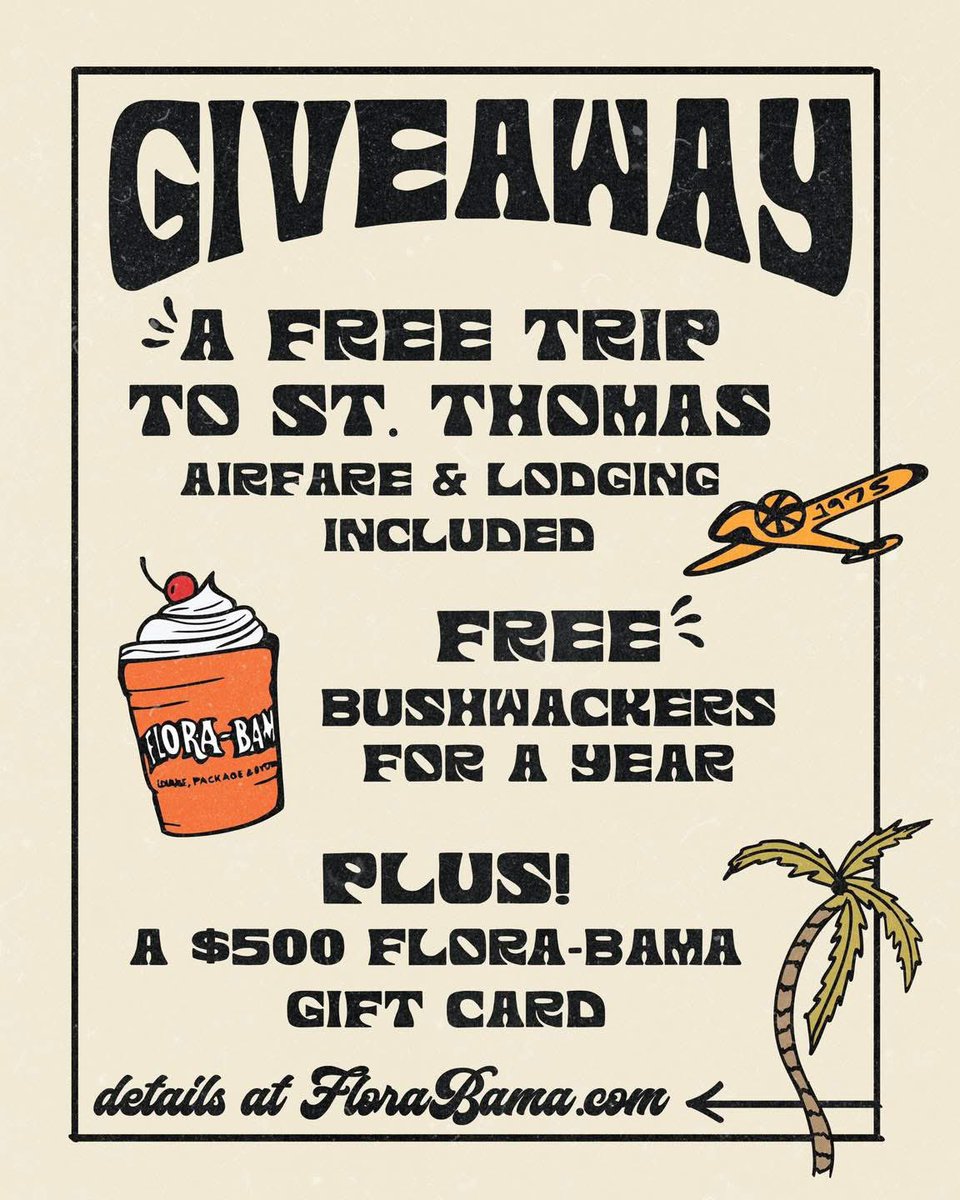 The Bushwacker is turning 50! More details: florabama.com/flora-bama-bus…
