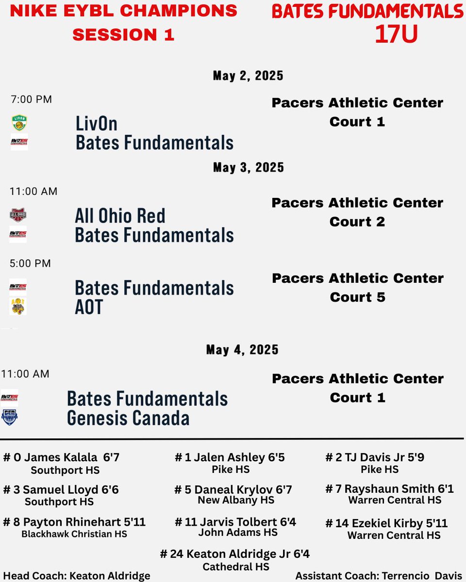 Bates Fundamentals 17U EYBL(C.L) tweet media
