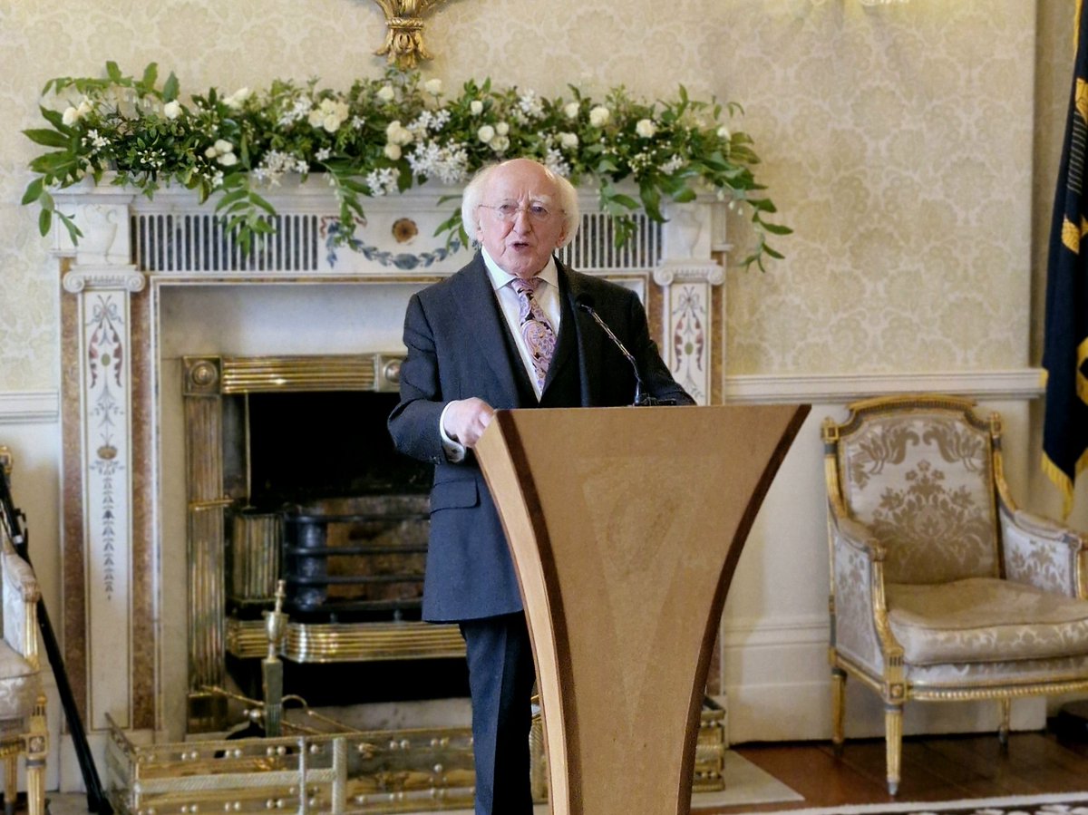 Fórsa trade union (@forsa_union_ie) on Twitter photo What an honour that <a href="/PresidentIRL/">President of Ireland</a> chose to spend his last May Day in office with trade unions.
"Your movement is the greatest hope for economy, ecology, and justice
Your trade union campaign week needs to show everyone that there is dignity in work, and hope in the collective" What an honour that <a href="/PresidentIRL/">President of Ireland</a> chose to spend his last May Day in office with trade unions.
"Your movement is the greatest hope for economy, ecology, and justice
Your trade union campaign week needs to show everyone that there is dignity in work, and hope in the collective"