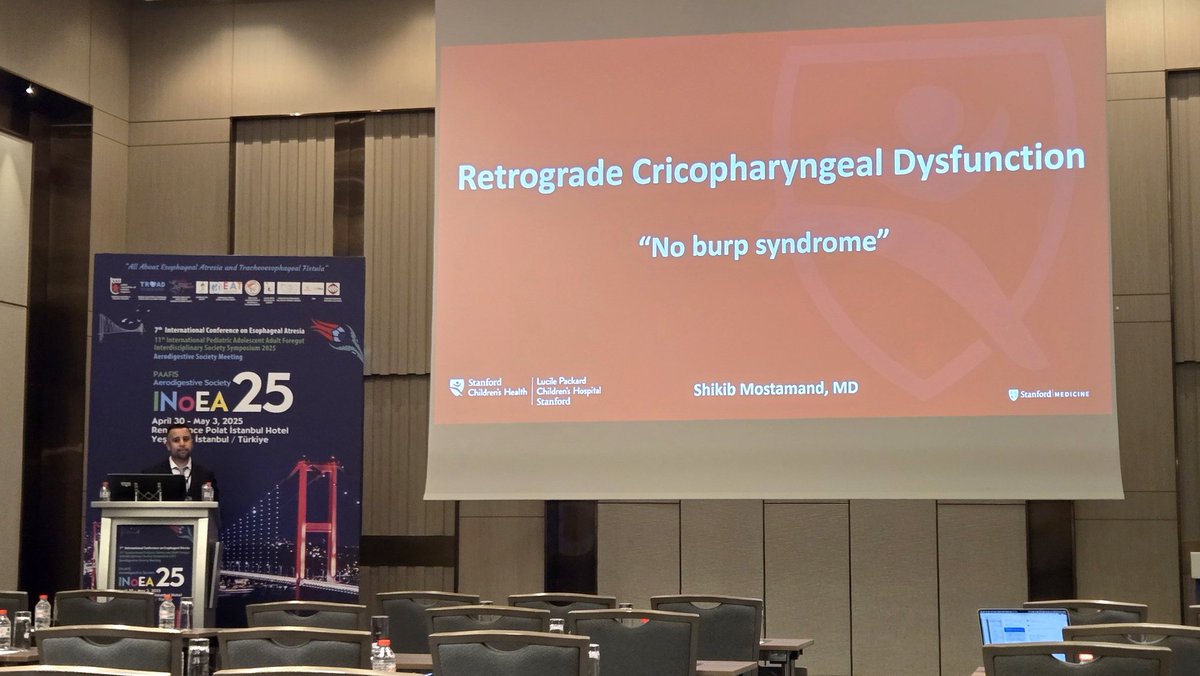 Dr. Shikib Mostamand nailing the talk on the #NoBurp syndrome or #RCPD at #InoEA2025 in Istanbul, Türkiye 👏