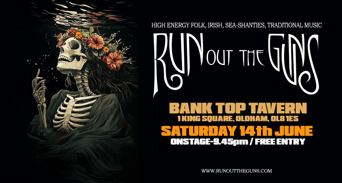 Run Out The Guns (@runoutthegunsuk) on Twitter photo We will be back at <a href="/BankTopTavern/">Bank Top Tavern</a> on Saturday 14th June! Come join us for a great friendly atmosphere, great music, and fantastic ales as always!
See you at the bar
Event Details On Our Website
#rotg #runouttheguns #enjoythecraic #banktoptavern We will be back at <a href="/BankTopTavern/">Bank Top Tavern</a> on Saturday 14th June! Come join us for a great friendly atmosphere, great music, and fantastic ales as always!
See you at the bar
Event Details On Our Website
#rotg #runouttheguns #enjoythecraic #banktoptavern