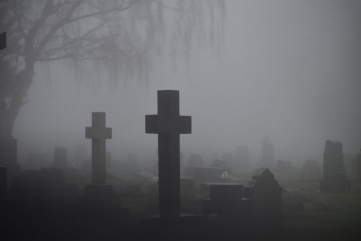 Art of the Day: "An eerie graveyard!". Buy at: ArtPal.com/paul9?i=253592…