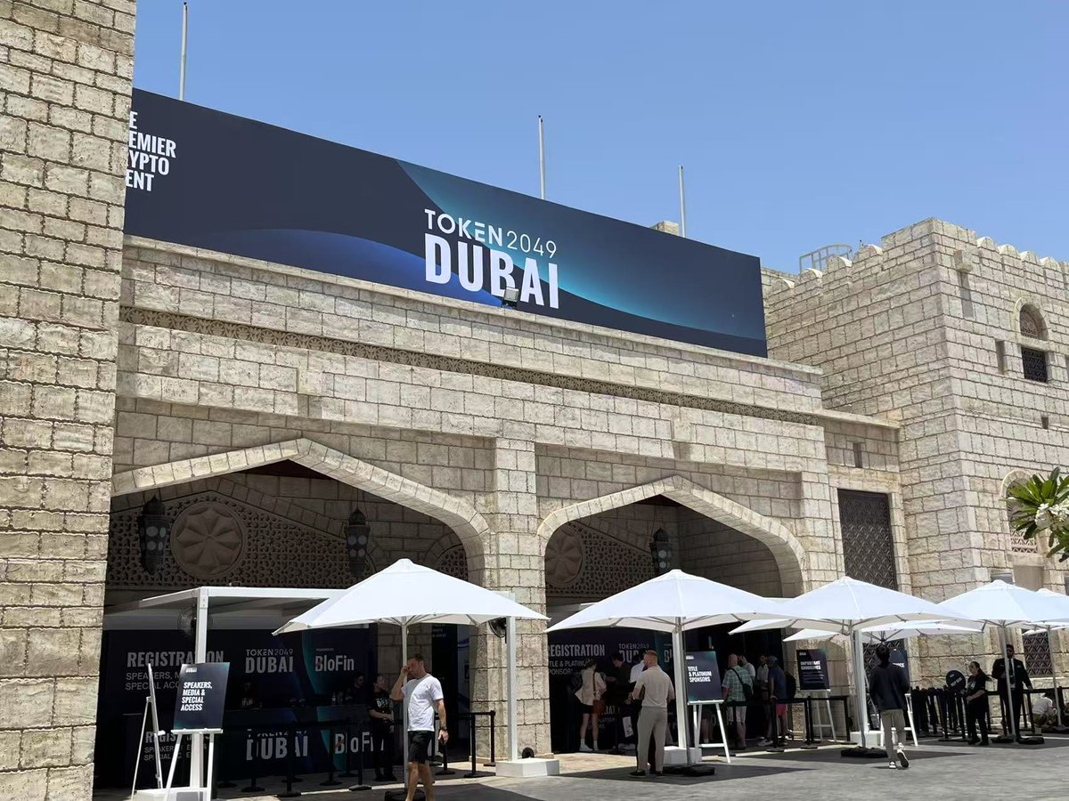#Token2049Dubai  : Where crypto history unfolds! 🚀 

Met brilliant minds reshaping #Web3 &amp; passionate #Crypto pioneers this week. 

The future of blockchain is being coded HERE – and you're holding the keyboard! ⌨️🌍