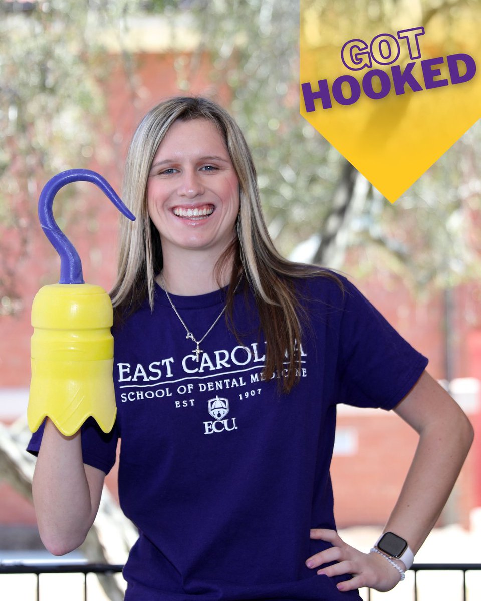 Ashton Fields "got hooked" by the ECU School of Dental Medicine. She graduates this month with degrees in biology and chemistry.