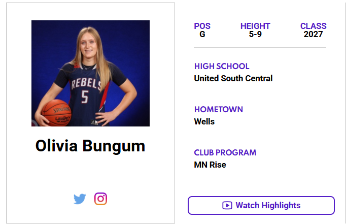 Minnesota Jr. All-Star GBB (@jrallstarmn) on Twitter photo Check out Olivia Bungum's (<a href="/OliviaBungum/">Olivia Bungum</a>) ππΌππππΎππππ πππΌπππ πππππππ! ‡οΈ
jrallstar.com/maxrecruit/maxβ¦
Start building your profile now at jrallstar.com/maxrecruit! Check out Olivia Bungum's (<a href="/OliviaBungum/">Olivia Bungum</a>) ππΌππππΎππππ πππΌπππ πππππππ! ‡οΈ
jrallstar.com/maxrecruit/maxβ¦
Start building your profile now at jrallstar.com/maxrecruit!