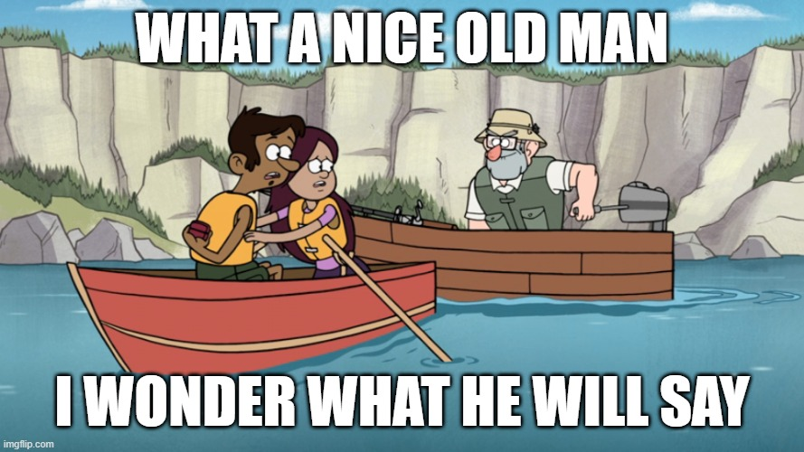 What a nice old man #GravityFalls