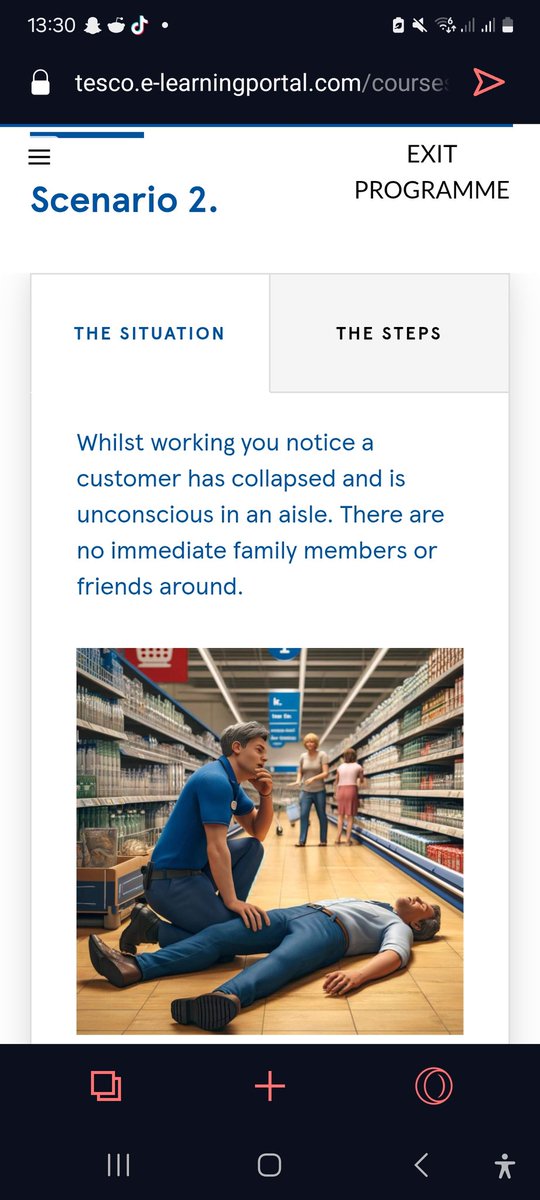 Why is Tesco using AI generated images for their training material???
