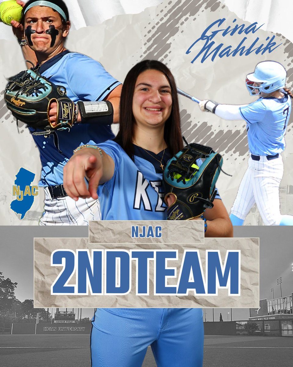 Kean Softball (@keansoftball) on Twitter photo Congratulations to our 4 student-athletes on their <a href="/NJACSports/">NJAC Sports</a> All-Conference selections!
⭐️ Maya Thompson - 1st Team
⭐️ Andee Perseponko- 2nd Team
⭐️ Bri Sciulli- 2nd Team
⭐️ Gina Mahlik- 2nd Team
<a href="/KeanAthletics/">Kean Athletics</a> Congratulations to our 4 student-athletes on their <a href="/NJACSports/">NJAC Sports</a> All-Conference selections!
⭐️ Maya Thompson - 1st Team
⭐️ Andee Perseponko- 2nd Team
⭐️ Bri Sciulli- 2nd Team
⭐️ Gina Mahlik- 2nd Team
<a href="/KeanAthletics/">Kean Athletics</a>