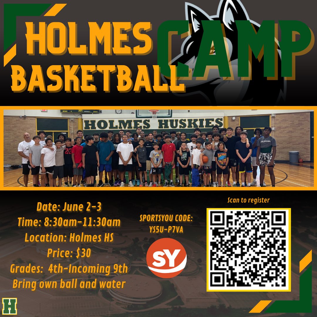 CoachVargas1's tweet image. Get signed up!! @SAHolmesSports @HolmesHuskyBB