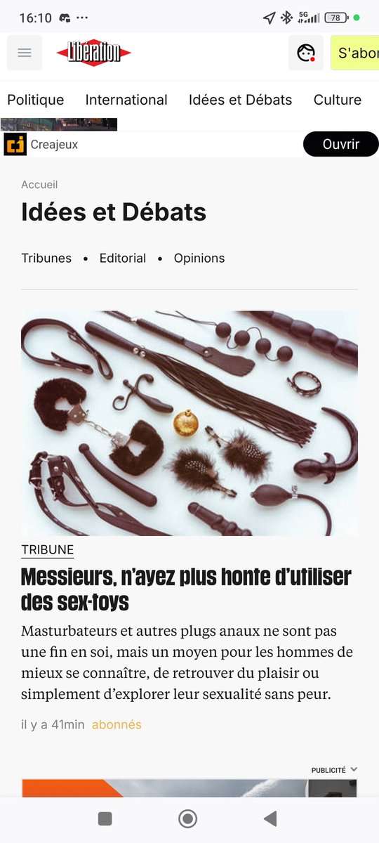 Ma première tribune dans <a href="/libe/">Libération</a>  . J y évoque bien-sûr le marketing un peu douteux des marques "françaises" , le tabou et la stigmatisation. liberation.fr/idees-et-debat…