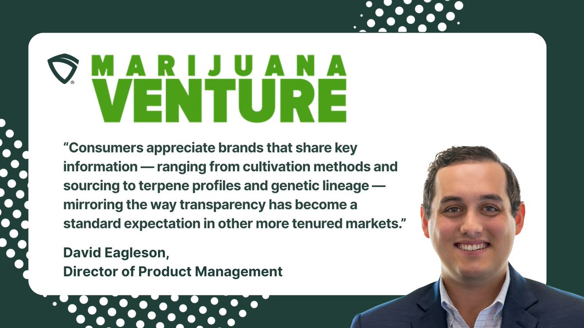 As the cannabis industry matures, so do consumer expectations. Metrc’s David Eagleston shares why transparency — from seed to sale — is key to industry health. Check out his full commentary: marijuanaventure.com/loaded-questio…