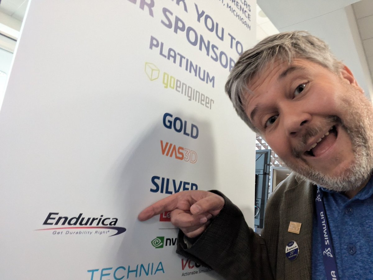 William V. Mars (@enduricawill) on Twitter photo Proud to sponsor <a href="/Dassault3DS/">Dassault Systรจmes</a> Simulia Americas User Conference in Novi. Introduced our new #enduricaMP tool for thermomechanical / oxidation effects. And congrats on 20 years for the simulia brand! #ilovesimulia Proud to sponsor <a href="/Dassault3DS/">Dassault Systรจmes</a> Simulia Americas User Conference in Novi. Introduced our new #enduricaMP tool for thermomechanical / oxidation effects. And congrats on 20 years for the simulia brand! #ilovesimulia
