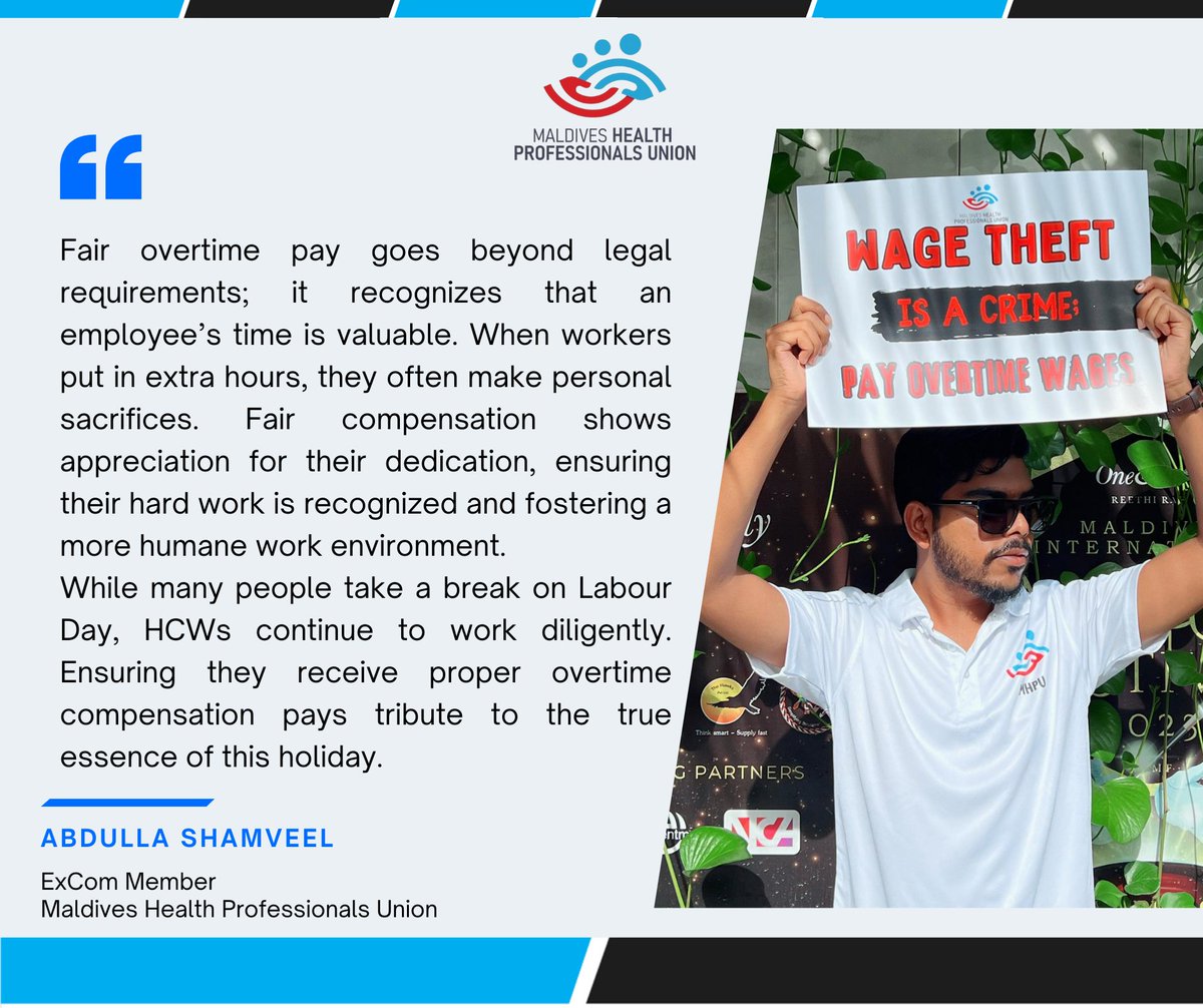 "އިތުރުގަޑީގައި ކުރާ މަސައްކަތަށް ފުރިހަމައަށް އުޖޫރަދިނުމުގެ މައްފޫމަކީ އެއީ ޤާނޫނަކުން ލާޒިމުކުރާތީ ދޭންޖެހޭ ފައިސާއަކަށް ވުމަށް ވުރެ މާ ފުޅާ މާނައެއް އެކުލެވޭ އެއްޗެކެވެ. އެއީ މުވައްޒަފެއްގެ ވަގުތަކީ އަގުހުރި އެއްޗެއްކަން ބަލައިގަތުމެވެ. މުވައްޒަފުން އިތުރު ގަޑީގައި