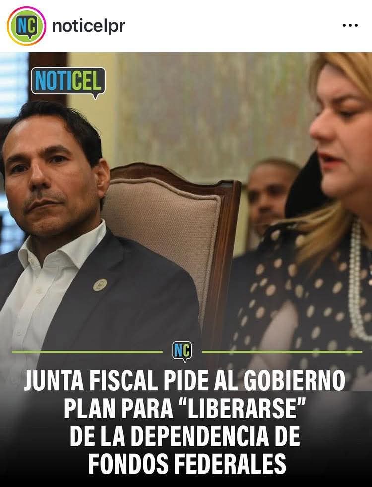 NoemNegrn4's tweet photo. Disminuir FONDOS FEDERALES
La Junta de Control Fiscal le ordena a la OGP a que encamine a Puerto Rico hacia su soberanía.
https://t.co/6huffK7vvY https://t.co/8UkwnBO5Va