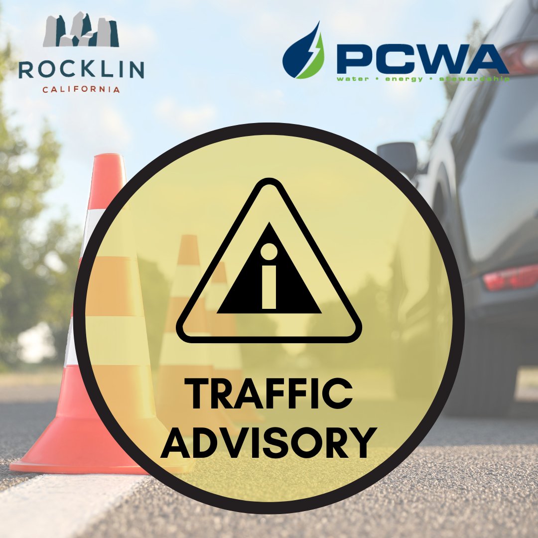 🚧 Traffic Alert: Midas Ave Closure! 🚧
Midas Ave is closed today &amp; tomorrow between Second &amp; Argonaut for asphalt grinding.
👷‍♂️ Final paving set for Friday — one-way traffic during paving.
More info 👉 pcwa.net/RocklinMain
#TrafficAlert #PlacerCounty