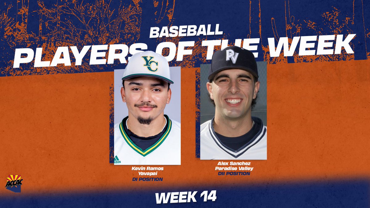 ACCAC Baseball Players of the Week - Week 14

➡️Ramos smashes 3 HRs
➡️Sanchez bats 1.000