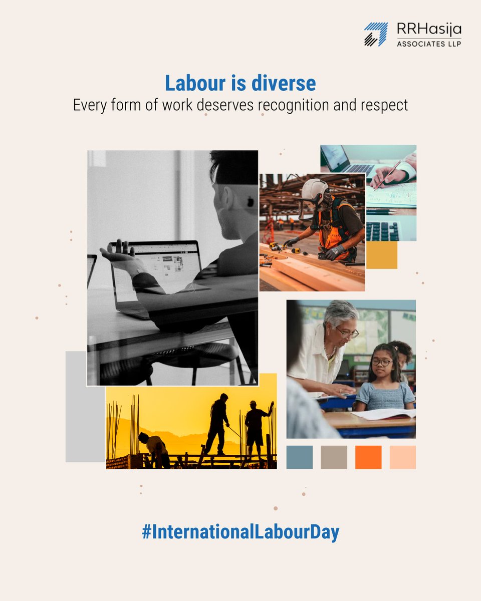 rajni_hasija's tweet image. From every role and responsibility, we build progress together. Today, we honor the hands, hearts, and minds shaping our future. 

#LabourDay #RespectForAllWork #WorkersDay #Solidarity #DignityInLabour #ThankYouWorkers