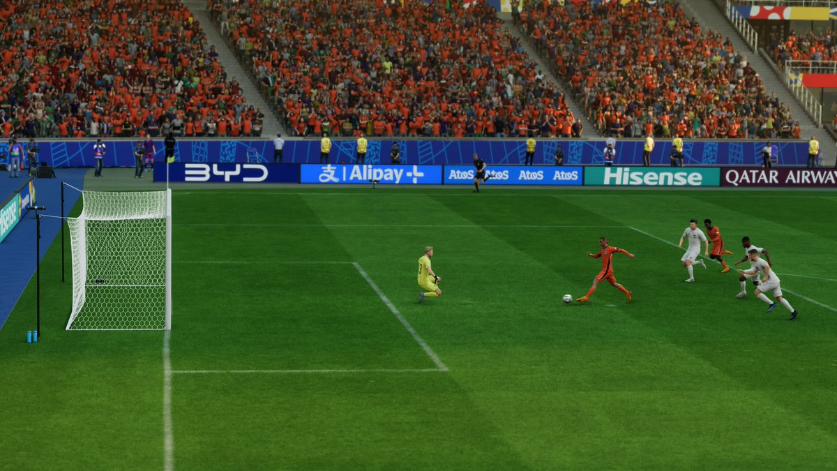 TLGFIFA's tweet photo. FC24 | 🇳🇱 Netherlands Survive Group D Shootout to Clinch Knockout Spot! 🚀 | NED - AUT | UEFA EURO 2024 - Group Stage
Olympiastadion, Berlin | 25 June 2024 | 18.00 | World Class
📺 Watch the full match: https://t.co/M4QkcUPqVI
#FC24 #UEFA #EURO2024 #NEDAUT #Matchday #PS5 https://t.co/bwnH03N9Rg