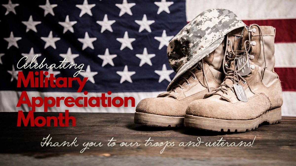 Perhaps I should post every day this month that May is  #MilitaryAppreciationMonth to keep reminding the idiots who will ignorantly post ad nauseam on social media next month how bitterly unfair it is that LGBTQ+ get a whole month while Military and Veterans only get one day.