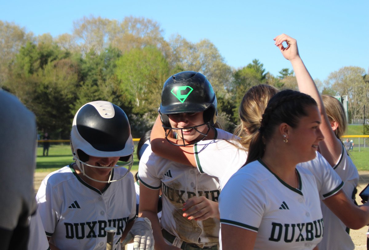 Trevor Hass (@trevorhass) on Twitter photo Senior captain Caleigh Ryan dives head first, beats the tag, screams enthusiastically, then celebrates with her teammates in Duxbury's 7-4 win over Hingham on Wednesday.
More photos in next week's sports section <a href="/SoftballDuxbury/">Duxbury Softball</a> <a href="/DuxHSAthletics/">Duxbury Dragons Athletics</a> <a href="/CoachBarbaDUX/">Coach Barba</a> <a href="/Cjryan00/">Caleigh Ryan</a> Senior captain Caleigh Ryan dives head first, beats the tag, screams enthusiastically, then celebrates with her teammates in Duxbury's 7-4 win over Hingham on Wednesday.
More photos in next week's sports section <a href="/SoftballDuxbury/">Duxbury Softball</a> <a href="/DuxHSAthletics/">Duxbury Dragons Athletics</a> <a href="/CoachBarbaDUX/">Coach Barba</a> <a href="/Cjryan00/">Caleigh Ryan</a>