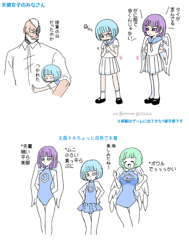 女体化編は女体化な上に世界設定がどうなってるのか自分でもわからない 