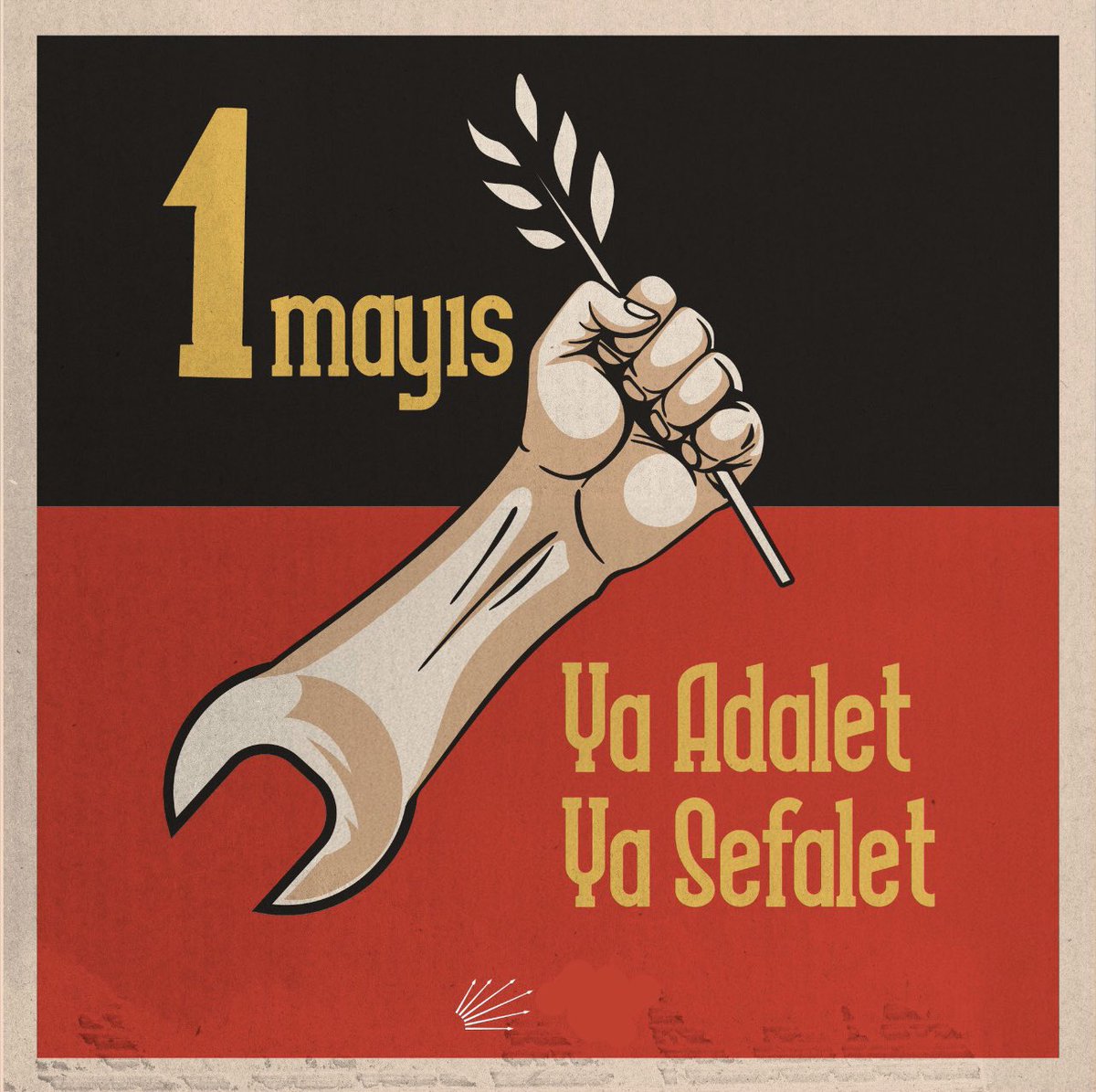 Emeğin karşılığını aldığı, eşit ve aydınlık bir dünya umudu ile tüm işçi ve emekçilerin bayramı "1 Mayıs Emek ve Dayanışma Günü" kutlu olsun!

Ya Adalet, Ya Sefalet!
 #1Mayıs