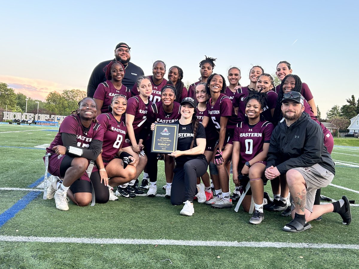 AMANDAbolic's tweet image. WHAT A SEASON!
Created a Team from the ground up
Made Playoffs & 2nd overall in the Conference
Finished 14-4 for the Year
First time Head Coach & OC
Coaching staff of the Year Award
EU Flag Football is ELITE & Excited for the future of the program 🦅