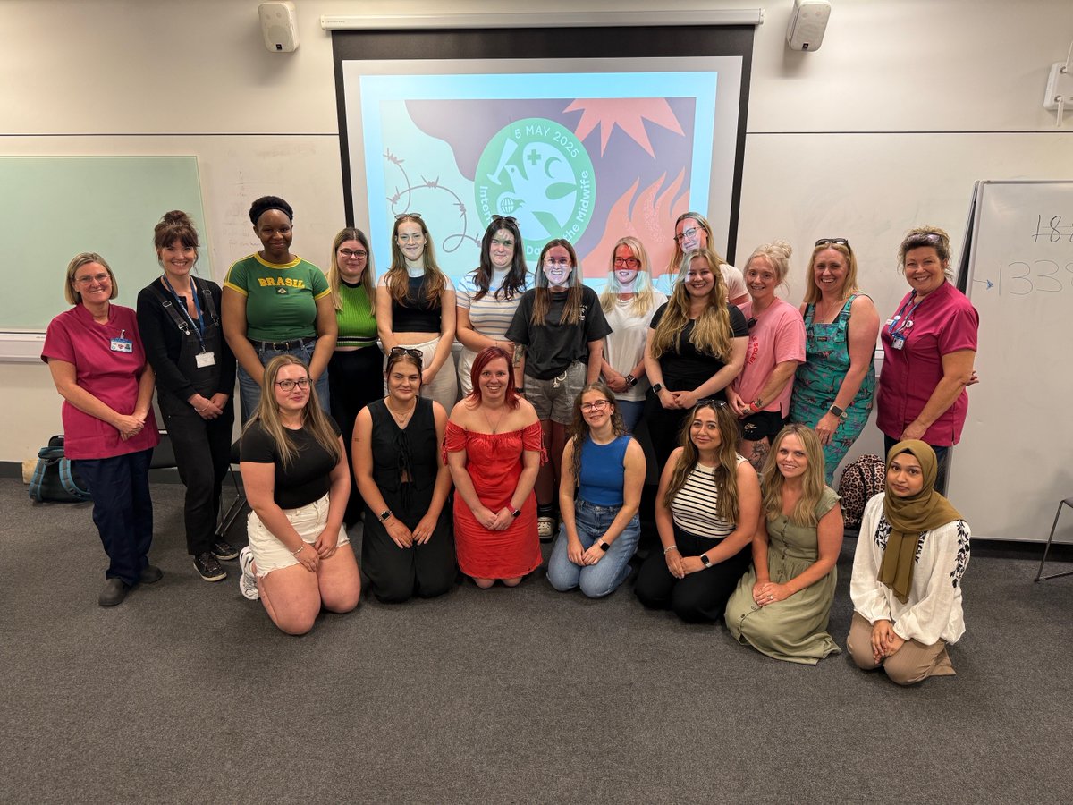 Today, in celebration of #InternationalDayoftheMidwife, we thank all our midwives for their hard work and dedication. Shining a spotlight on the incredible second-year student midwives at the University of Lincoln. These future heroes are starting out on their remarkable journey