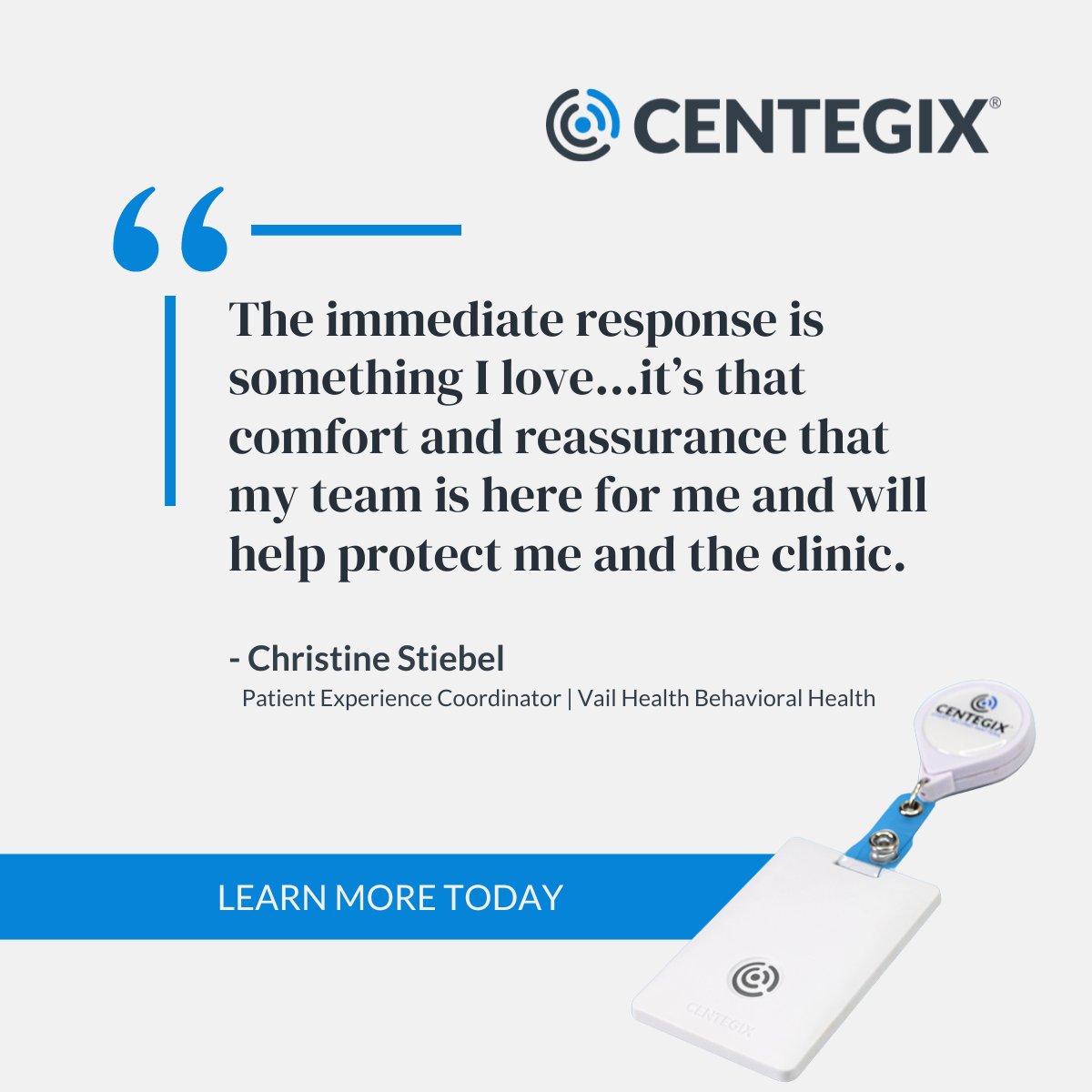 Workplace violence prevention starts with CrisisAlert. A discreet, wearable duress button, CrisisAlert enables healthcare workers to summon help anytime, anywhere on campus.

See how CrisisAlert can help create a culture of safety in your organization: bit.ly/4jQN2Rm