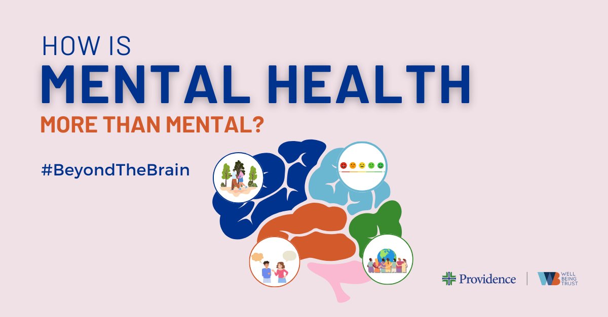 How is mental health #MoreThanMental? For #MentalHealthAwarenessMonth, we’re exploring how our mental health goes #BeyondTheBrain. 

Learn more - Wellbeingtrust.net/6015SRPcD