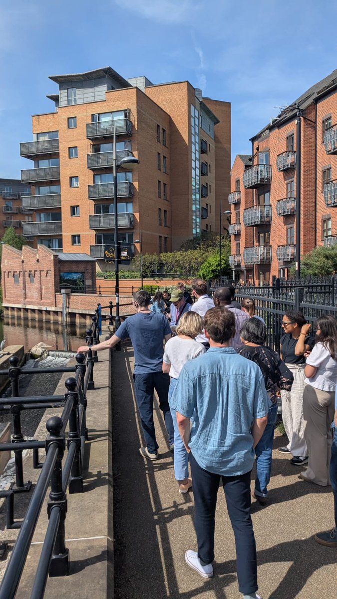 We were pleased to provide a guided walk for team members from <a href="/DefraGovUK/">Defra UK</a> on an away day in Leeds yesterday. Our volunteer Roderic gave the group a private guided walk of the City Centre waterways
