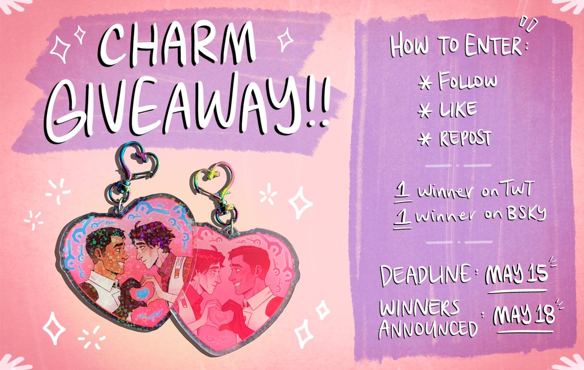 _C4NDYC41N's tweet image. ✨Follower Giveaway!✨

Gifting two #arcane acrylic charms to Two (2) random winners - 1 here and 1 on 🦋!

Thanks to everyone who supported this little project of mine!! ❤️

How to Enter:
🔸Follow
🔸Like
🔸Repost

Giveaway ends: May 15
Winners announced: May 18