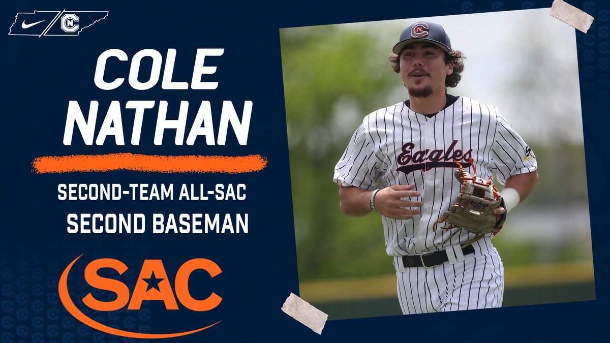 Carson-Newman Athletics (@cn_eagles) on Twitter photo For the 10th straight season, multiple <a href="/CNBaseball/">Carson-Newman Baseball</a> players earn All-SAC honors
<a href="/koltoncasson11/">Kolton Casson</a> and <a href="/Logan_Floyd11/">logan floyd</a> are first team picks and <a href="/ColeNathan7/">Cole Nathan</a> is second team
๐ฐ cneagles.com/x/dap4r
<a href="/CNBaseball/">Carson-Newman Baseball</a> x #TalonsUp x <a href="/divIIbaseball/">D2 Baseball</a> For the 10th straight season, multiple <a href="/CNBaseball/">Carson-Newman Baseball</a> players earn All-SAC honors
<a href="/koltoncasson11/">Kolton Casson</a> and <a href="/Logan_Floyd11/">logan floyd</a> are first team picks and <a href="/ColeNathan7/">Cole Nathan</a> is second team
๐ฐ cneagles.com/x/dap4r
<a href="/CNBaseball/">Carson-Newman Baseball</a> x #TalonsUp x <a href="/divIIbaseball/">D2 Baseball</a>