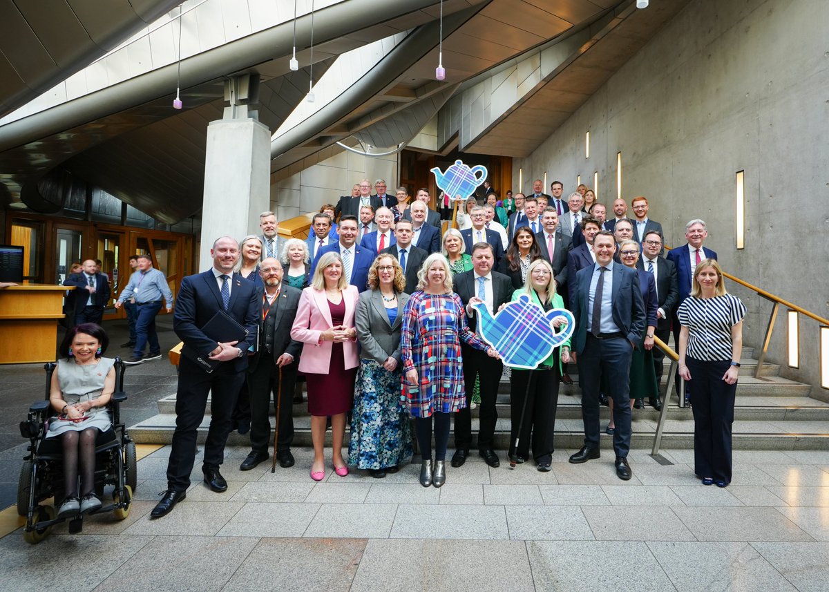 Chest Heart & Stroke Scotland | also on bluesky (@chsscotland) on Twitter photo Brewing up support ☕ Thank you to all the MSPs who joined us <a href="/ScotParl/">Scottish Parliament</a> to show their support for our Tartan Tea Parties!🥳
Pop the kettle on and host a #TartanTeaParty for the 1 in 5 people in Scotland affected by our conditions.
Make your cuppa count👉chss.org.uk/tartan-tea-par… Brewing up support ☕ Thank you to all the MSPs who joined us <a href="/ScotParl/">Scottish Parliament</a> to show their support for our Tartan Tea Parties!🥳
Pop the kettle on and host a #TartanTeaParty for the 1 in 5 people in Scotland affected by our conditions.
Make your cuppa count👉chss.org.uk/tartan-tea-par…