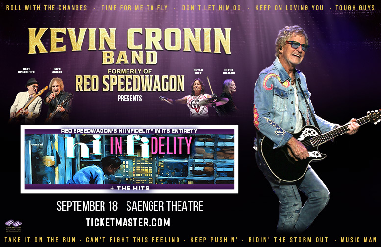 Presale Alert 🚨Get your tickets NOW until 10pm!  
Code: LIVEIT at  bit.ly/kcb25 The Kevin Cronin Band – The Voice + Songs of REO Speedwagon 📍Saenger Theatre | 📅 Thurs, 9/18

#MobileAlabama #MobileAL #MobileCounty #BaldwinCounty #GulfCoast  #Pensacola #Biloxi
