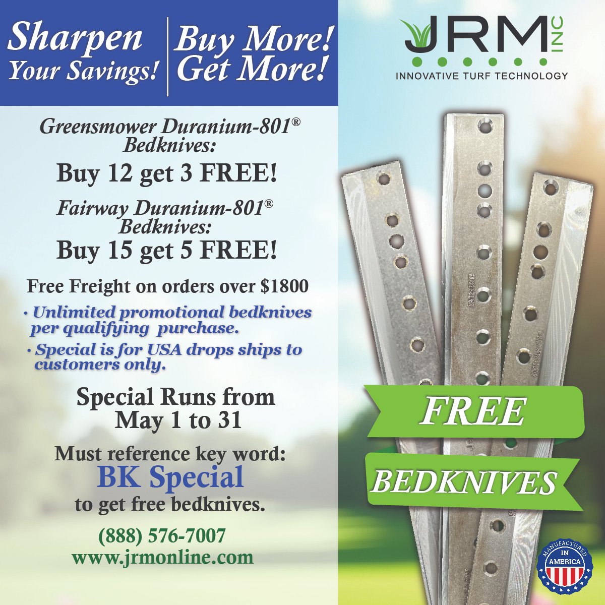 JRM Inc. - INNOVATIVE TURF TECHNOLOGY tweet media