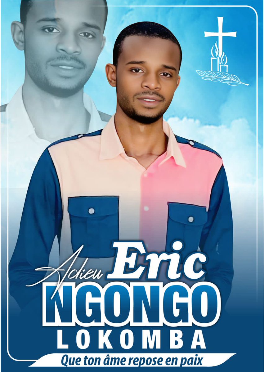 ngongopascal's tweet photo. À Dieu pasteur Eric NGONGO petit frère, reçois ta couronne de vie et une paix éternelle https://t.co/COx5DDWybU