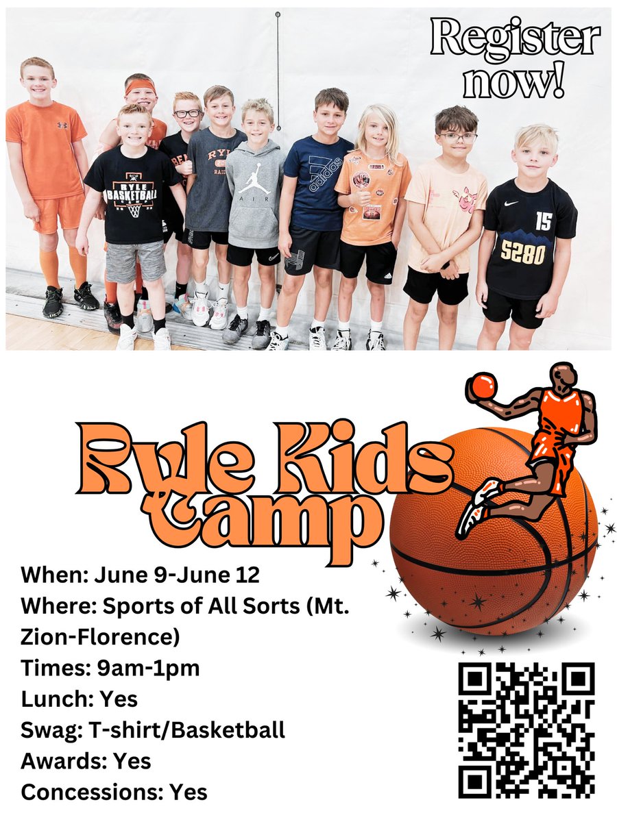 RyleRaiderbball's tweet photo. Link: https://t.co/RuoTI8MPR3 (note: Go Fan Pay link in Google Form)

With over a month away, we are over 80% full! Thank you to those who have signed up! We appreciate you! We are excited to work with your kids! Once we are full, we will shut down registration. Sign-up soon! https://t.co/fSOVBnH8h6