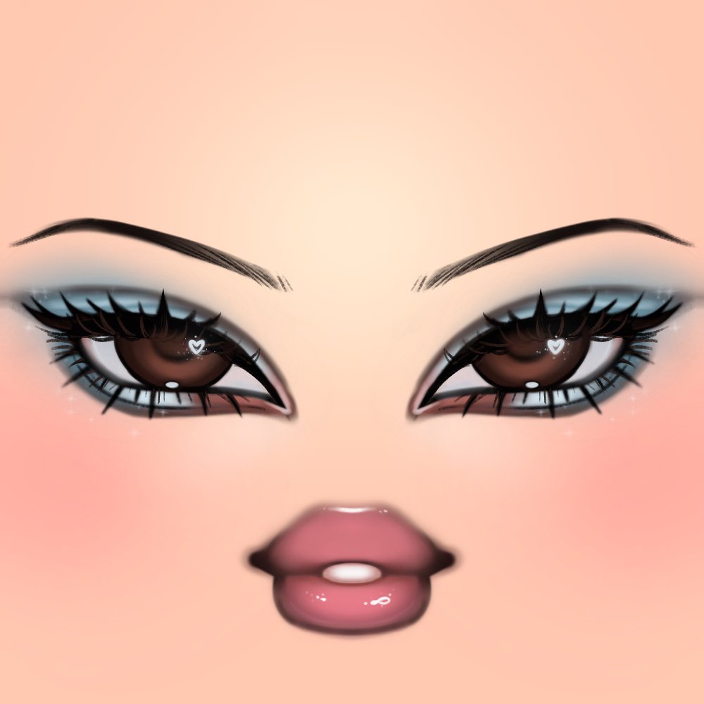 cloudyloove's tweet image. For anyone who does faces any tips you have for me to improve? 
#robloxart #robloxface