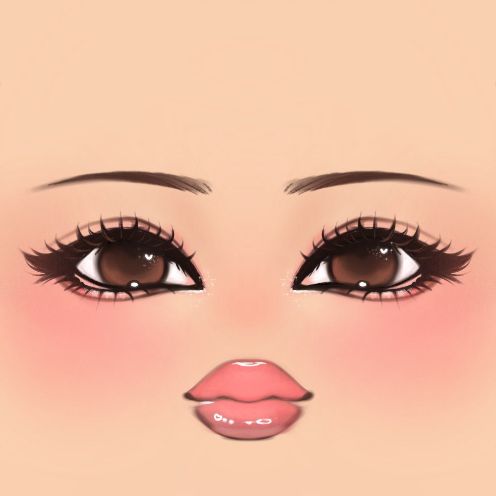 cloudyloove's tweet image. For anyone who does faces any tips you have for me to improve? 
#robloxart #robloxface