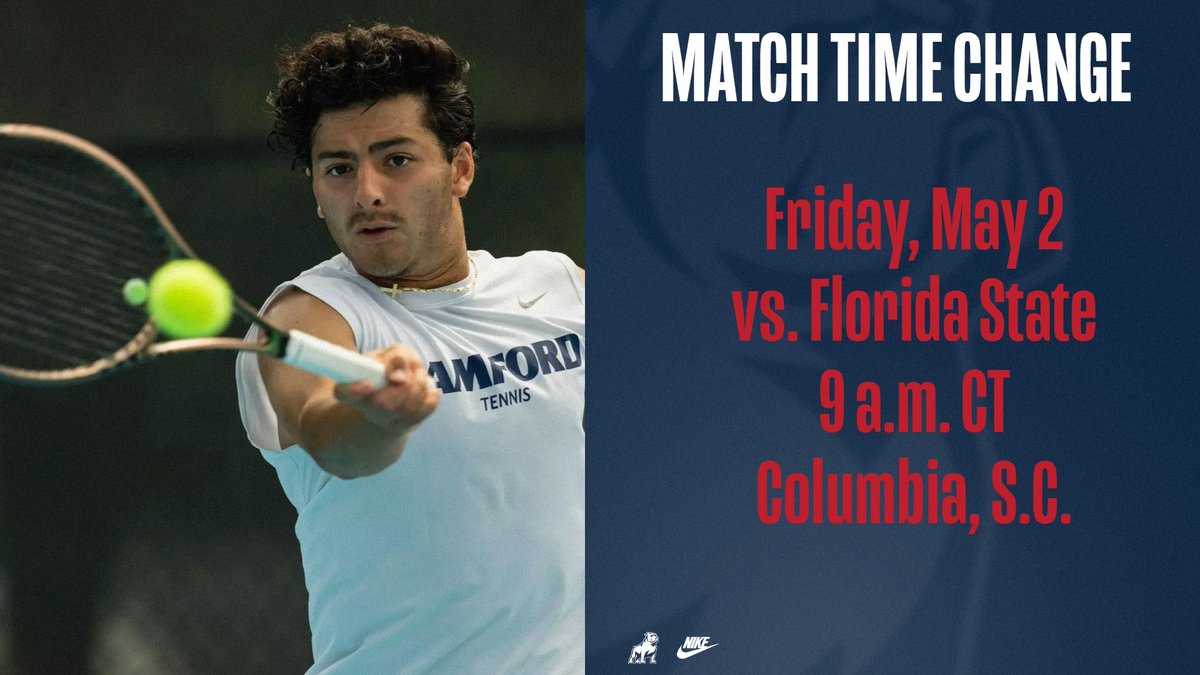 🚨MATCH TIME CHANGE🚨 

Another start time change has been made to our NCAA Tournament match vs. Florida State on Friday. The match will now begin at 9 a.m. (CT).    

#AllForSAMford
